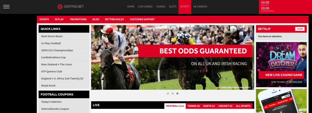 GentingBet website