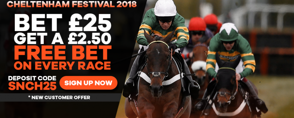 Sport Nation Bet £25 Get A £2.50 Free Bet On Every Race