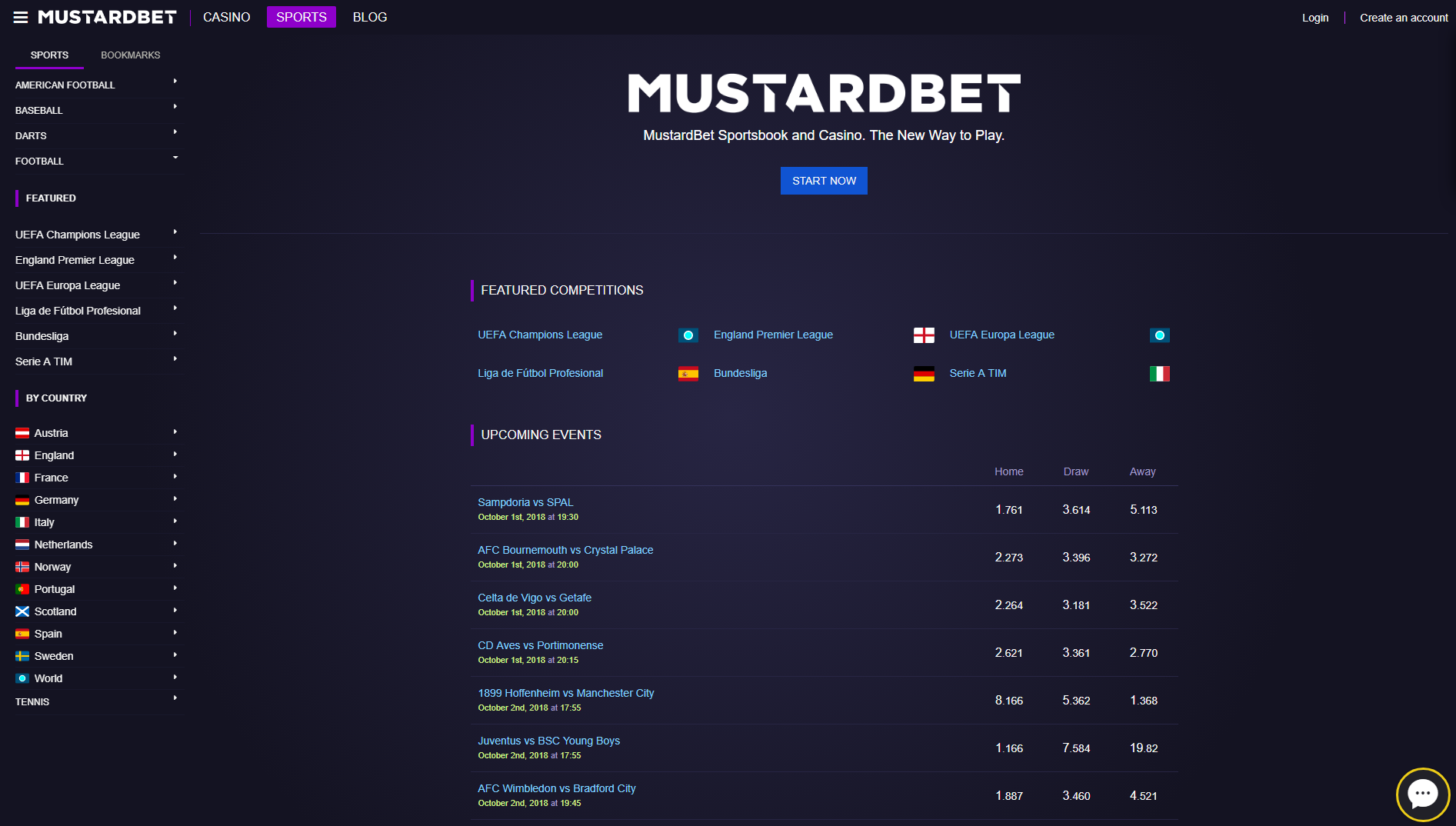mustardbet homepage